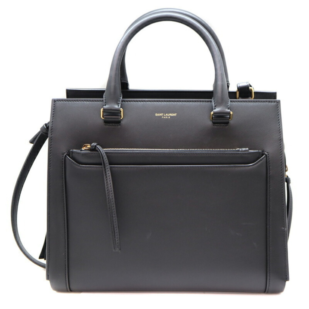 SAINT LAURENT Eastside Handbag Shoulder Bag Leather Black